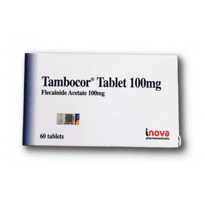 TAMBOCOR 100 MG ( FLECAINIDE ACETATE ) 60 TABLETS